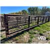 Image 2 : (3) LIVESTOCK 24 FT. FREESTANDING 5 BAR PANELS