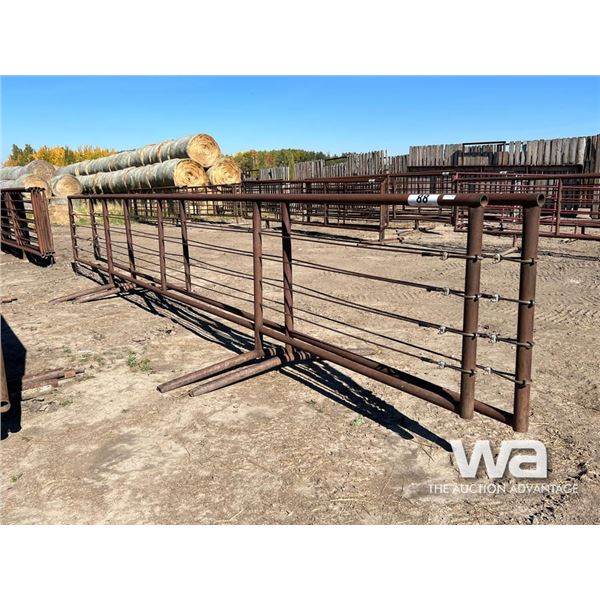(2) LIVESTOCK 24 FT. FREESTANDING PANELS