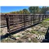 Image 2 : (2) 24 FT. FREESTANDING 5 BAR PANELS W/GATE