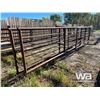 Image 2 : (2) 24 FT. FREESTANDING 5 BAR PANELS W/GATE