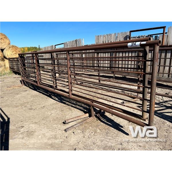 (2) LIVESTOCK 24 FT. FREESTANDING 5 BAR PANELS
