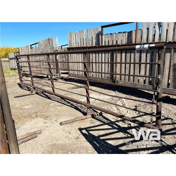 LIVESTOCK 24 FT. FREESTANDING 5 BAR PANEL