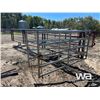 Image 3 : (2) 24 FT. FREESTANDING 5 BAR PANELS W/GATE