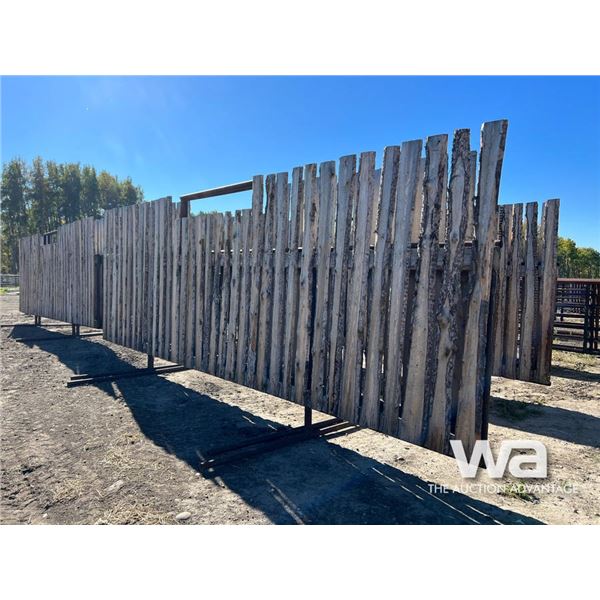 (2) 24 FT. WIND BREAKING PANELS