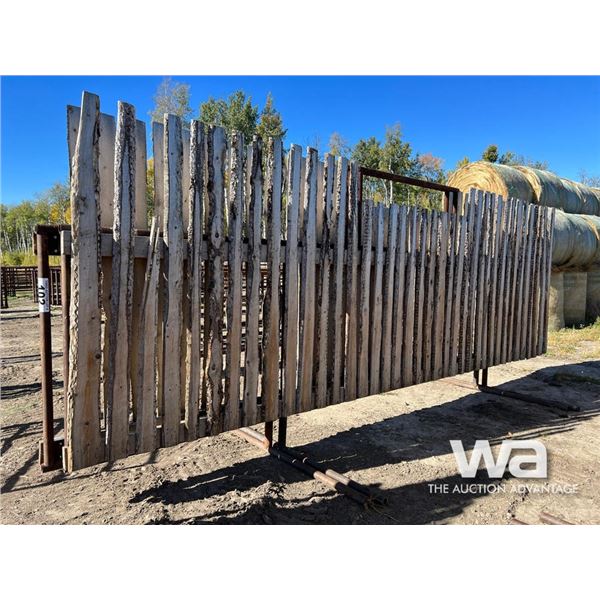 (2) 24 FT. WIND BREAKING PANELS
