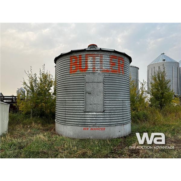 BUTLER 1600 BUSHEL FLAT BOTTOM GRAIN BIN