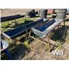 Image 3 : (2) STEEL FRAME GRAIN TROUGHS