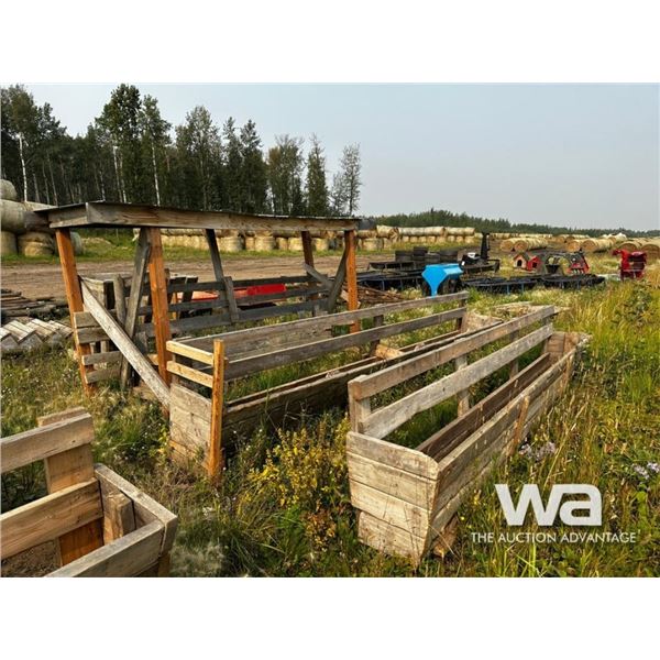 (3) WOOD FEEDERS