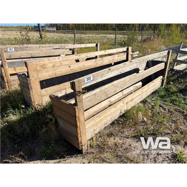 (2) WOOD FEEDERS