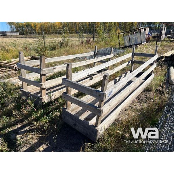 (2) WOOD FEEDERS