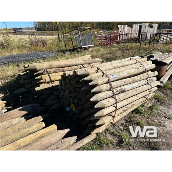 TREATED FENCE POSTS