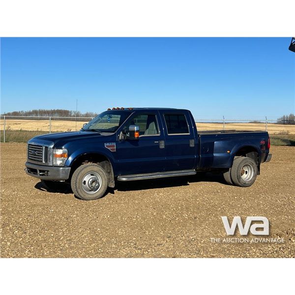 2008 FORD F350 CREW CAB LARIAT DUALLY PICKUP
