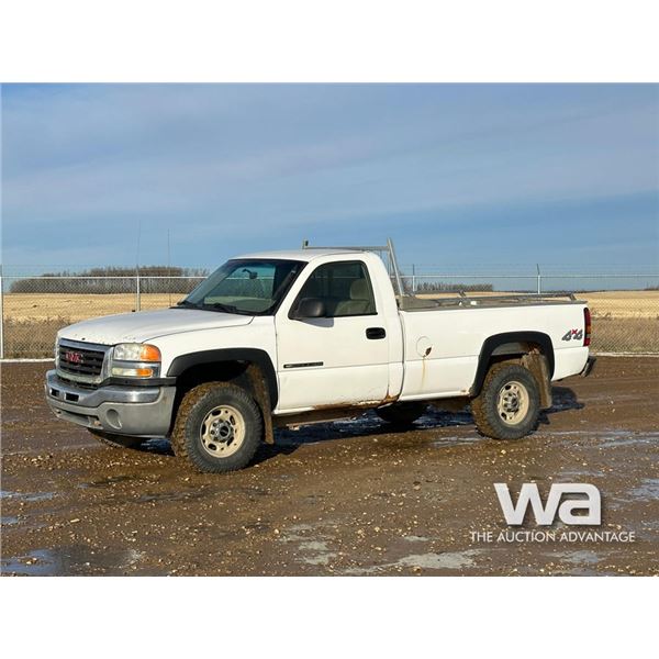 2007 GMC 2500 SINGLE CAB PICKUP