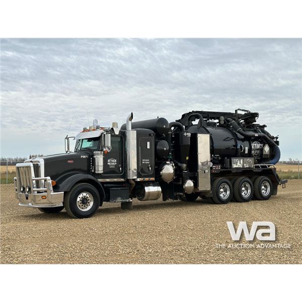 2011 PETERBILT 367 TRI DRIVE HYDRO VACUUM TRUCK