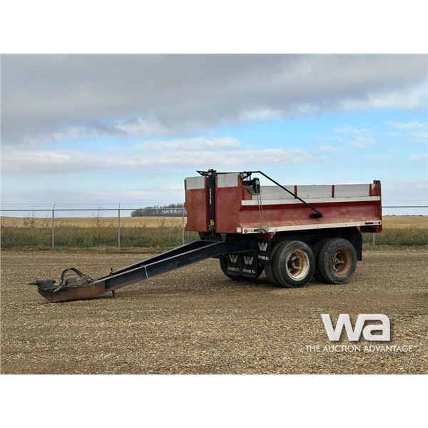 1979 MCCOY 14 FT. T/A PUP DUMP TRAILER