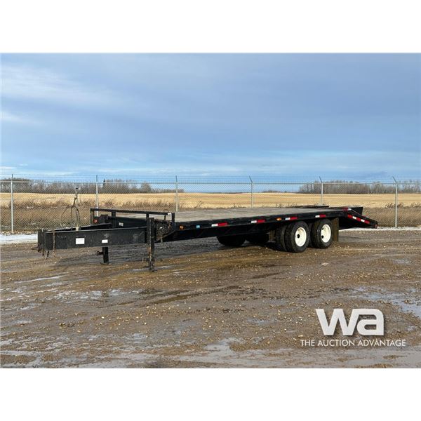 2005 8X20 FT. T/A DUALLY FLATDECK TRAILER