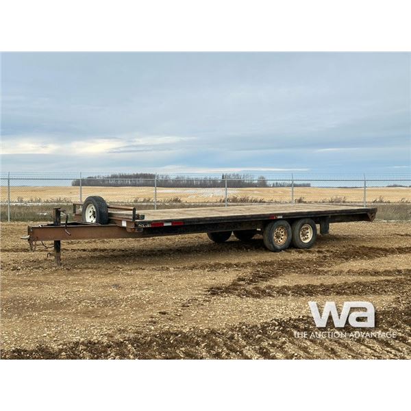 2008 TRAIL PRO 8X24 FT. T/A FLAT DECK TRAILER