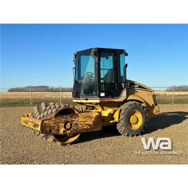 2007 CAT CP433E VIBRATORY PADFOOT COMPACTOR