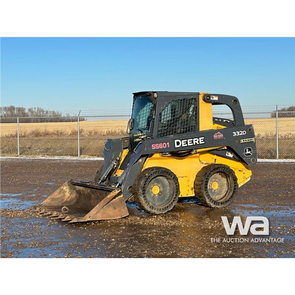 2011 JOHN DEERE 332D SKID STEER LOADER