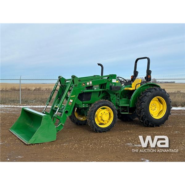 2017 JOHN DEERE 5075E MFWD UTILITY TRACTOR
