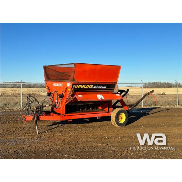 1986 HIGHLINE BALE PRO 6600 BALE PROCESSOR