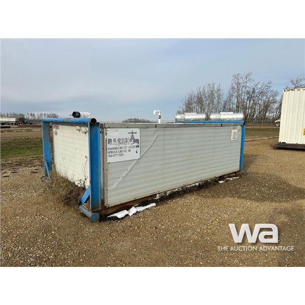 8 X 13 FT. PORTABLE WASTE WATER TANK