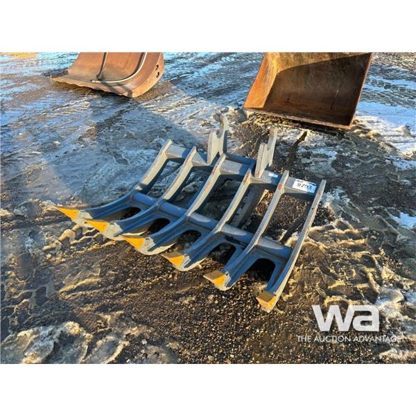 (UNUSED) SEC 60 IN. EXCAVATOR BRUSH RAKE