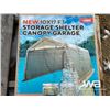 Image 1 : 10 X 17 FT. STORAGE SHELTER CANOPY