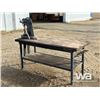 Image 1 : 6 FT. WORK BENCH WITH 10 TON ARBOR PRESS