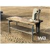 Image 3 : 6 FT. WORK BENCH WITH 10 TON ARBOR PRESS