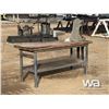 Image 4 : 6 FT. WORK BENCH WITH 10 TON ARBOR PRESS