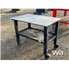 Image 1 : STEEL WORK BENCH ON WHEELS