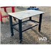 Image 2 : STEEL WORK BENCH ON WHEELS