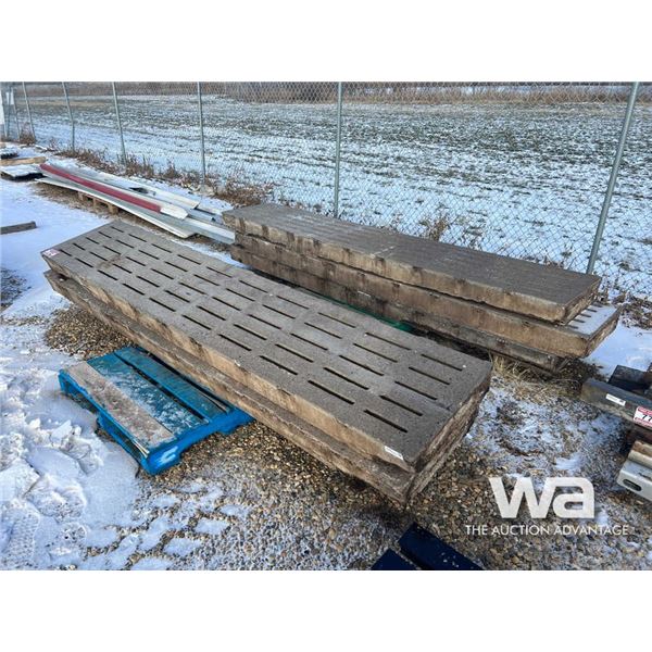 (6) 2 X 10 FT. CONCRETE SLABS