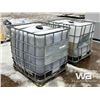 Image 1 : (2) POLY TOTES OF TIRE LIQUID CALCIUM