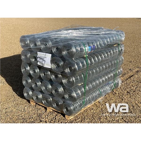 (25) 5 X 100 FT. GALVANIZED FENCING