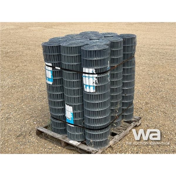 (12) ROLLS OF  4 X 100 FT. SHEEP/GOAT WIRE FENCE