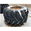 Image 3 : (1)  44.00-32 FORESTRY TIRES & RIM