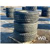 Image 1 : (3) GOODYEAR G296 MSA 425/65R22.5 TIRES & RIMS
