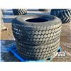 Image 1 : (2) GOODYEAR G296 MSA 445/65R22.5 STEER TIRES