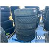 Image 1 : (5) 11R24.5 TIRES & RIMS