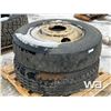 Image 2 : (2) 11R24.5 TIRES & RIMS