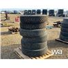 Image 3 : (6) 11R24.5 TIRES