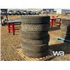 Image 1 : (6) 11R24.5 TIRES