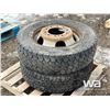 Image 3 : (2) 245/70 R19.5 TIRES & RIMS