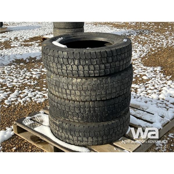 (4) FOADX 225/70R19.5 TIRES