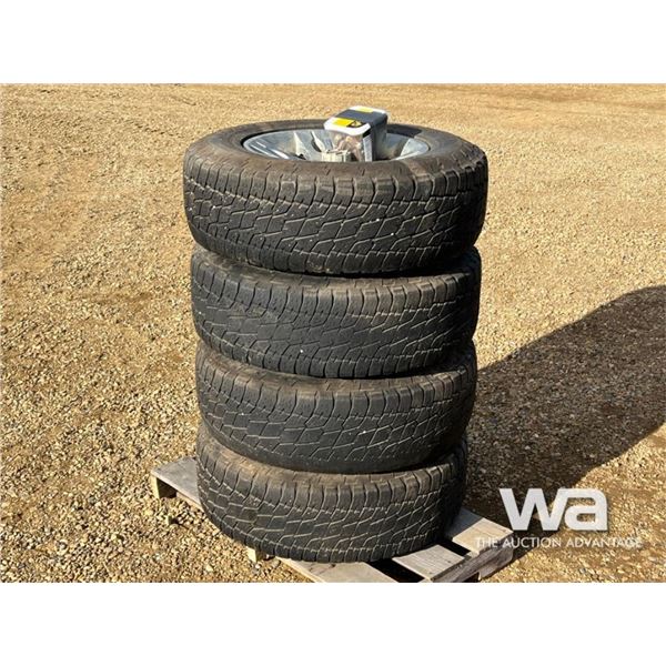 (4) NITTO 265/70R18 TIRES AND RIMS