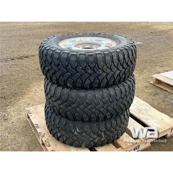(3) COMFORSER 265/70R17LT TIRES ON RIMS