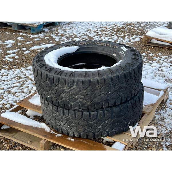 (2) GOODYEAR WRANGLER 245/75R17 TIRES