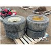 Image 1 : (4) 12-16.5 TIRES AND RIMS